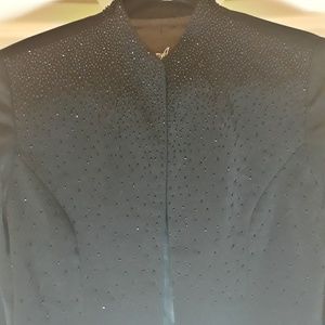 Positive Attitude Black Beaded Blazer